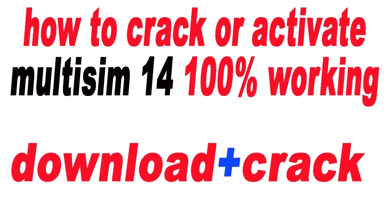 Multisim 14 Crack