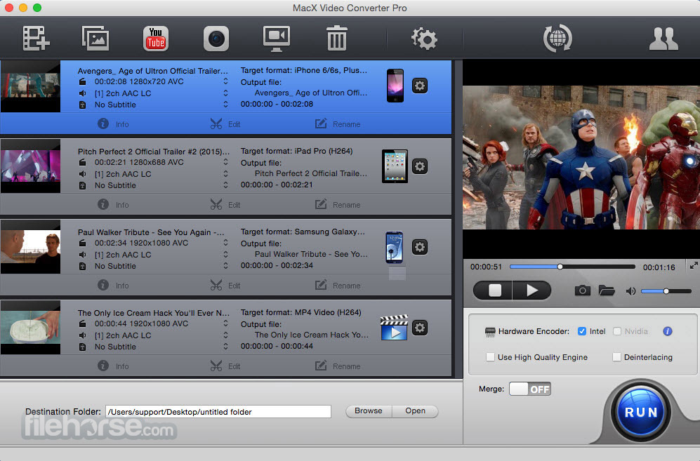 Video Editing software, free download Mac Os X